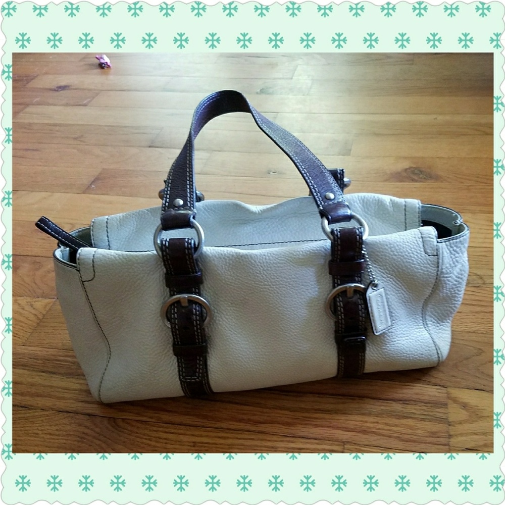 Leather Coach Hand bag